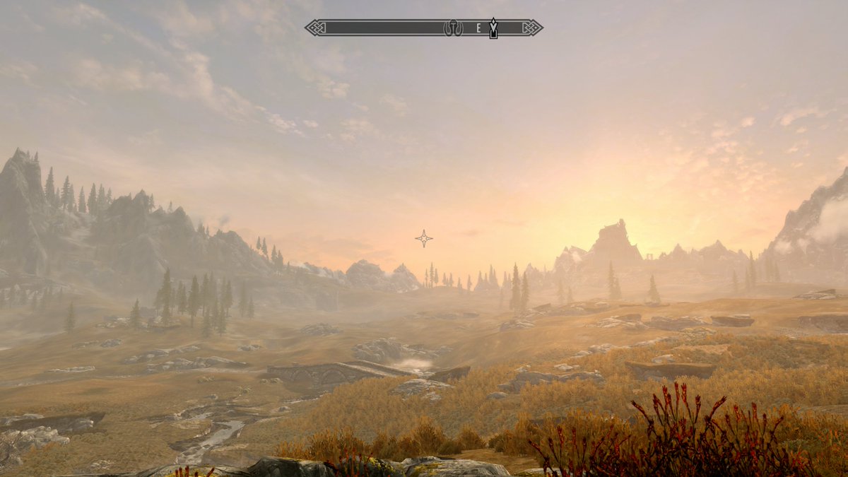 Markyboy911's tweet photo. It doesn't matter how many times I play Skyrim I still can't get over the view!! #genXgamer #Skyrim #Bethesda #xboxone https://t.co/LYM8JZ87tl