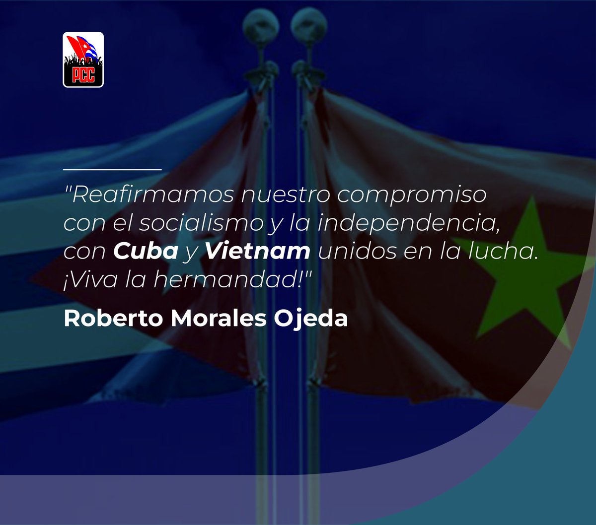 "Es que el pueblo de Vietnam es hoy un pueblo muy aguerrido, un pueblo que sabe cumplir sus metas y sus objetivos, sin desanimarse ante ninguna dificultad, sin detenerse ante ningún riesgo. Es un pueblo que ha aprendido a vencer todos los obstáculos".

#FidelporSiempre  #Cuba