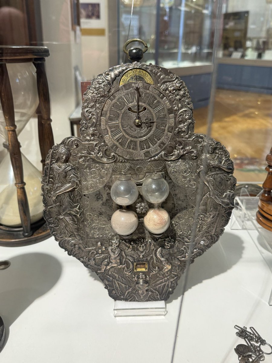 Barb_Drummond's tweet image. Ornate #clock with #timers @GloucesterMuseum
