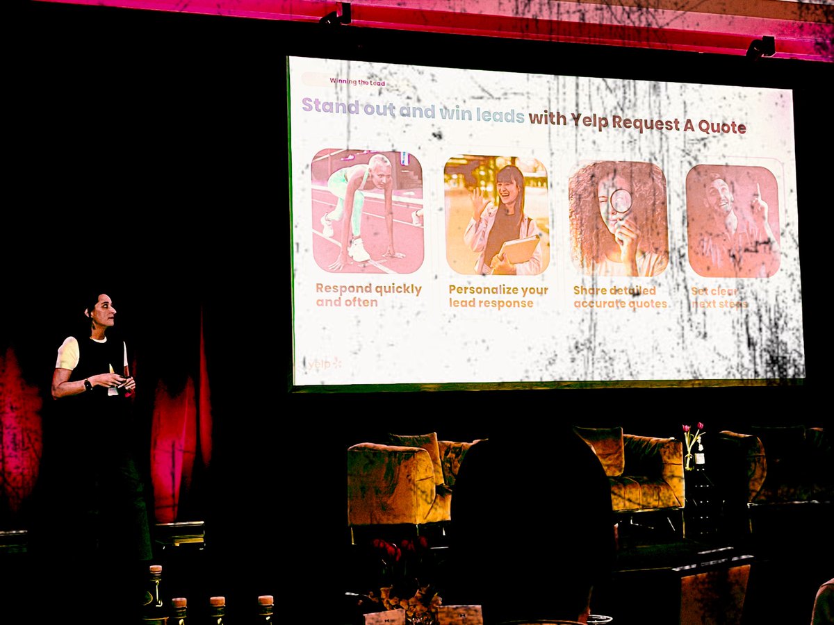 How do win leads on <a href="/Yelp/">Yelp</a>? Here is what Yelp is saying wins leads: 

- Speed to Lead
- Personalization
- Share Detailed Quotes
- Set “What happens next?”

 #YelpServiceSummit