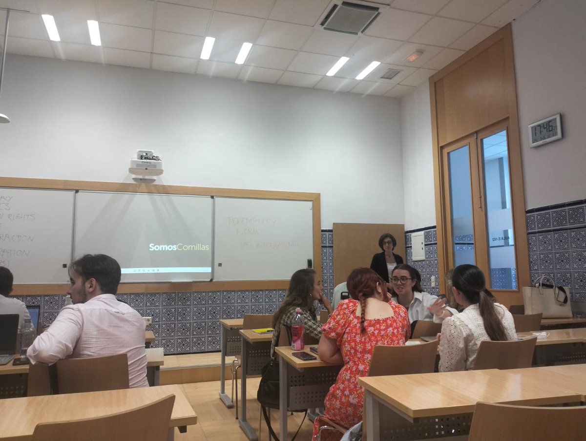 AlbertoPriego's tweet photo. Hoy hemos tenido el 4º y último Seminario de la Semana 0 del #MUAI El 1 de octubre empezamos!! @ICADE_Derecho https://t.co/q23mEmSlZW