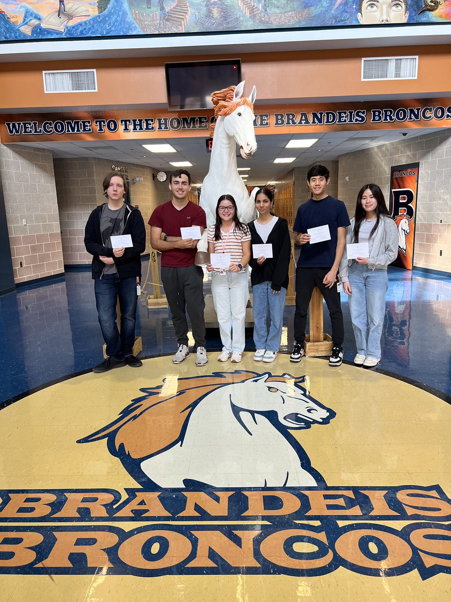 Bronco_Guidance's tweet photo. Our commended students in the 2025 National Merit Scholarship Program. 🤩
#BtheBrand #TeamBrandeis @NISDBrandeis https://t.co/BA7sS0zwFy