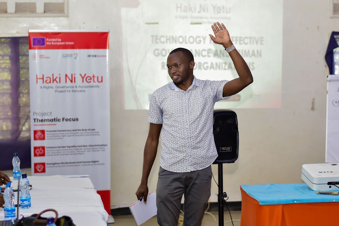 ForIntegrityOrg's tweet image. 📍Day 2 Highlights: #HakiNiYetu training in Kilifi
Today, we actively explored: 
🔍 #Technology_for_Governance
🔒 #Data_Protection
💬 #Digital_Communication _Tools for Human Rights
#CapacityBuilding #HumanRights #DataProtection #Accountability #Governance