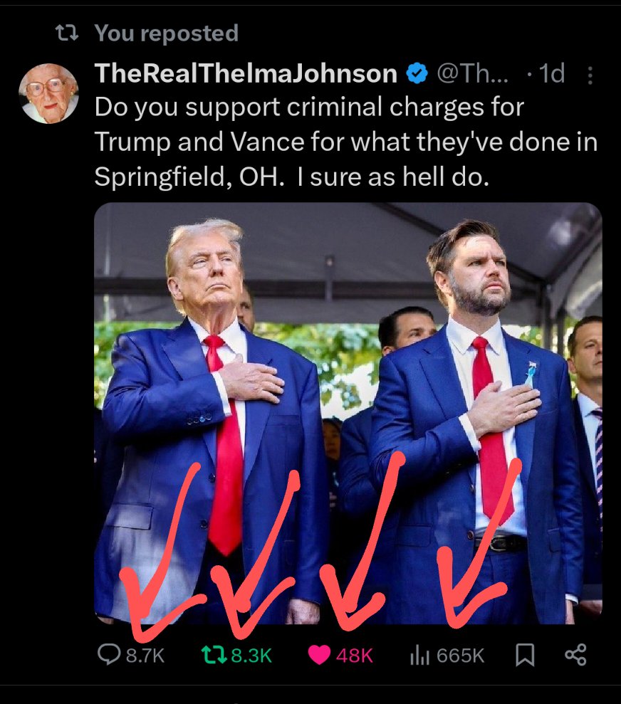 When I talk about throttling on this platform it is real.  I have many tweets like this recently:

48,000+ likes
8,300+ shares
8,700+ comments

And 665k views.  For a conservative account this would have minimum 5 million views.   We'll just go with it, but it is a thing. F Leon.