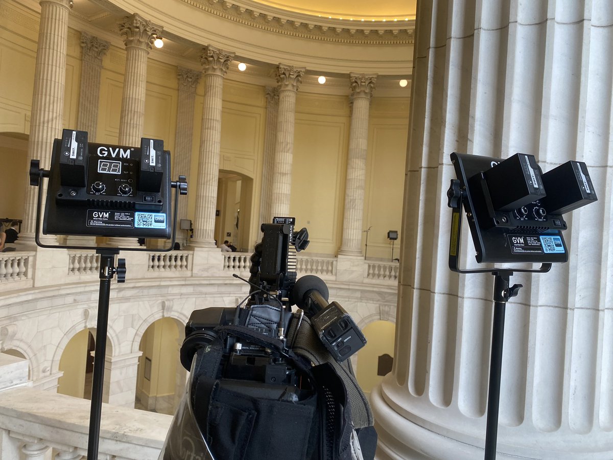 JeremyKDKA's tweet photo. After 15 years in “the biz” I’ve finally made it to the historic #CannonRotunda in DC! With that, @JenBorrasso has the latest on the first day of the task force hearing on the attempted assassination of former President Trump in Butler County! See it tonight at 5 and 6 on @KDKA https://t.co/GMkHZndvUQ