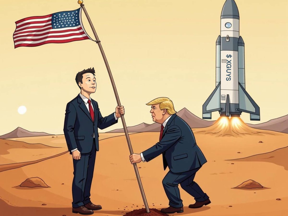 Adamant_Dragon's tweet photo. @elonmusk Hello!
What do you think about it?  😂😅https://t.co/OEFZ3Abdds 
$XGUYS to the mars! https://t.co/Q70ND3Gyf4
