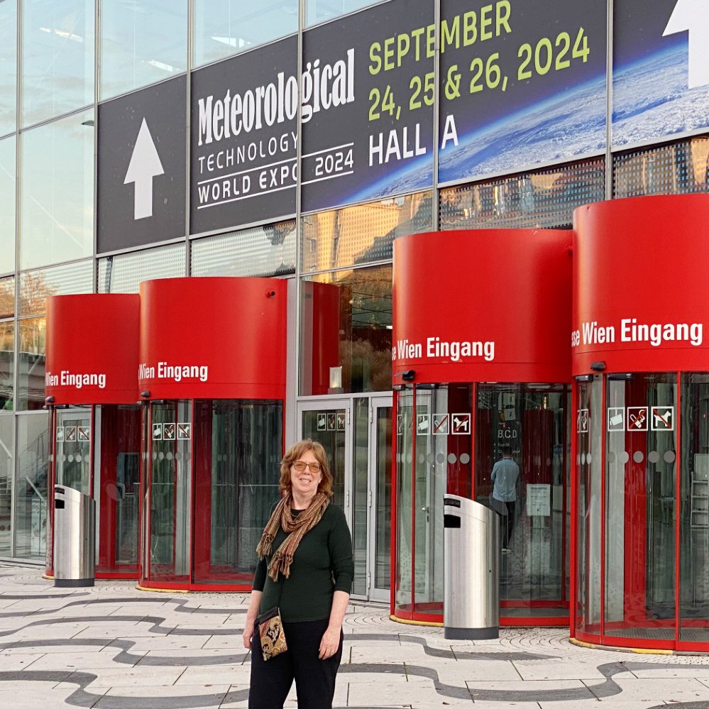 CWSWeather's tweet photo. Nader and Martha in Vienna, Austria for 🌐 Meteorological Technology World Expo @MetTechExpo 2024! It was a valuable time exploring the latest in technology advances and connecting with fellow professionals in the weather world.
#MetTechWorldExpo
#Meteorology #Climate https://t.co/po42hXfjka