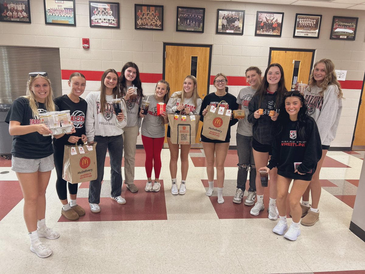 Fairfield Union Volleyball (@volleyballfuhs) on Twitter photo A huge thanks goes out to McDonalds in Lancaster on East Main Street for sponsoring today’s team meal and feeding all of the girls! We greatly appreciate it! 🍟❤️🍔 <a href="/McDonalds/">McDonald's</a> A huge thanks goes out to McDonalds in Lancaster on East Main Street for sponsoring today’s team meal and feeding all of the girls! We greatly appreciate it! 🍟❤️🍔 <a href="/McDonalds/">McDonald's</a>