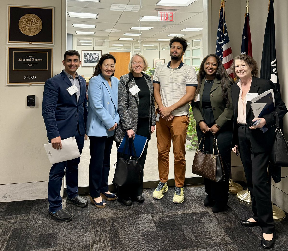 Bianca Islam, MD, PhD, MSc (she/her) (@biancaislam) on Twitter photo Thanks to <a href="/SenSherrodBrown/">Sherrod Brown</a> staffer Mr. <a href="/FrancisGoins/">Franpisco</a> meeting with #Ohio constituents representing <a href="/AmerGastroAssn/">American Gastroenterological Association (AGA)</a>. Just finished discussing #priorauth #steptherapy #Medicarepaymentreform and #NIH funding. Thanks to our amazing advocates! #AGAadvocacy Thanks to <a href="/SenSherrodBrown/">Sherrod Brown</a> staffer Mr. <a href="/FrancisGoins/">Franpisco</a> meeting with #Ohio constituents representing <a href="/AmerGastroAssn/">American Gastroenterological Association (AGA)</a>. Just finished discussing #priorauth #steptherapy #Medicarepaymentreform and #NIH funding. Thanks to our amazing advocates! #AGAadvocacy