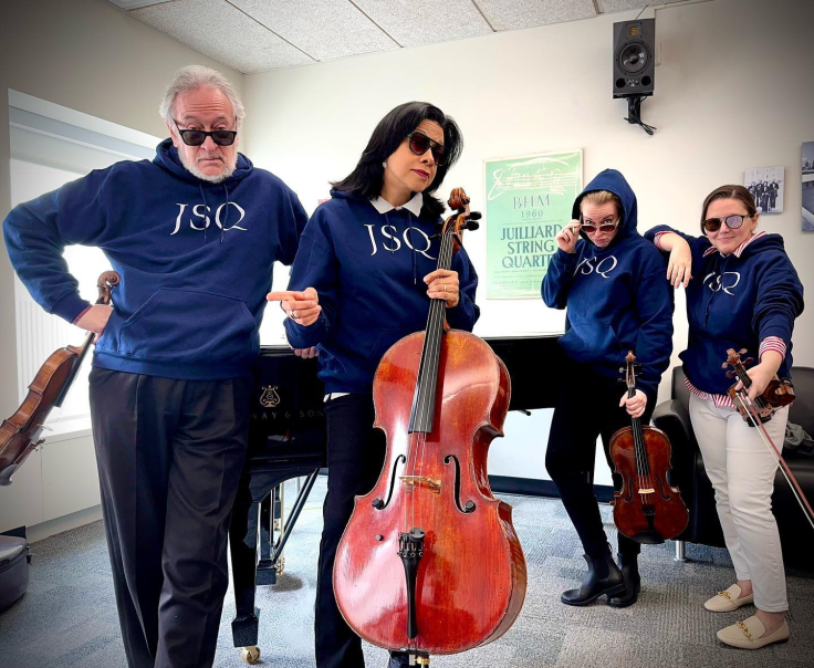 agdesilva's tweet image. #JSQ looking sharp.  Their store should sell these.  Each could come with a broken string from your favorite player. I love their Opus 59 E Minor (No 2) and their video of the iv) Finale - Presto is divine.