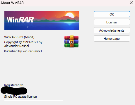 ausford99's tweet photo. After years of usage, i finally was able to pay my debt. Long live winrar!
#iboughtwinrar
@WinRAR_RARLAB https://t.co/ak1GMevE4C