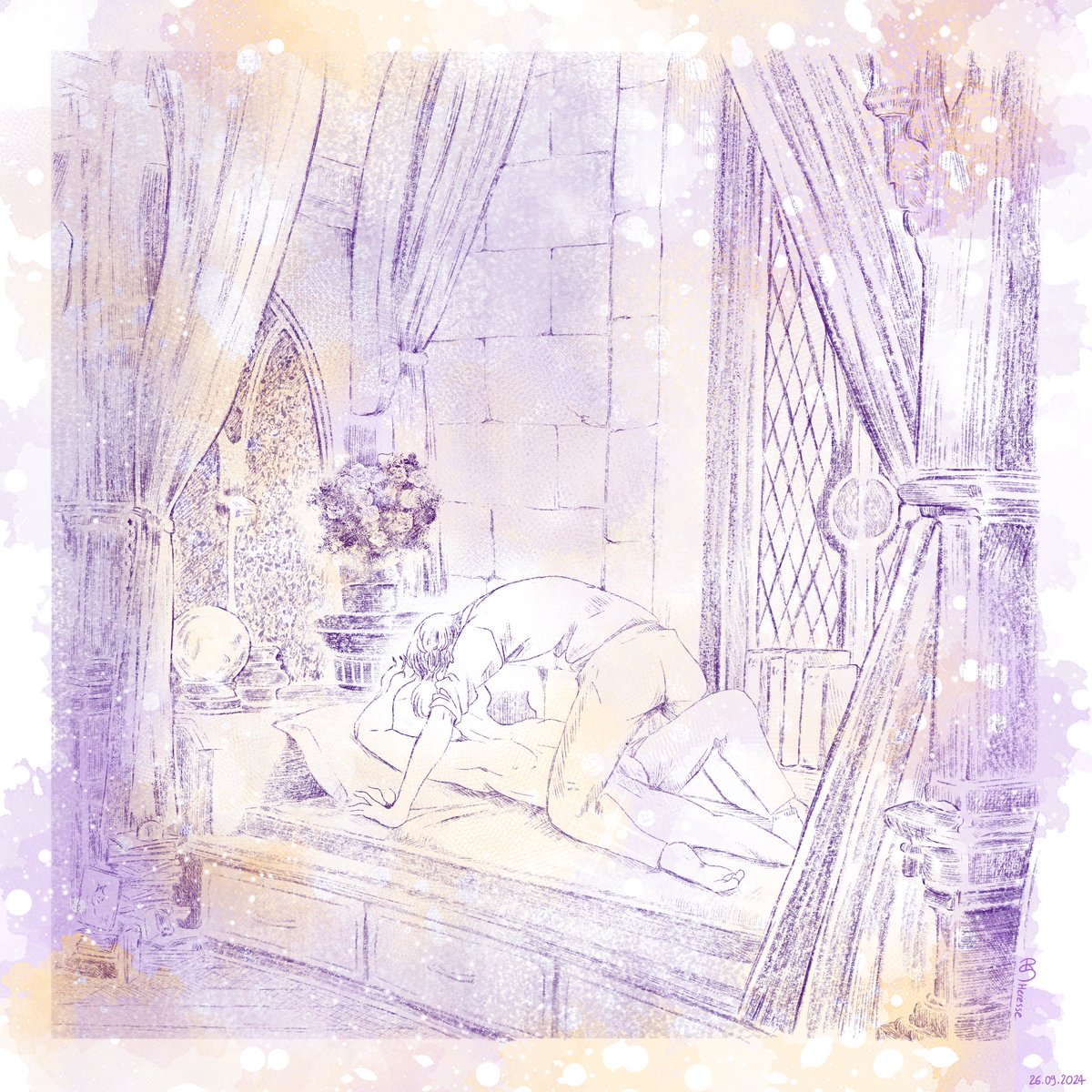 Heresse3's tweet photo. 🪄 Hogwarts Legacy 🪄
The blind snake in the shy raven's nest 

Entraînement décors

#illustration #art #HogwartsLegacy #hogwarts #HogwartsLegacyMC #OC #ominisgaunt #ominis https://t.co/OJjbzG1mC0