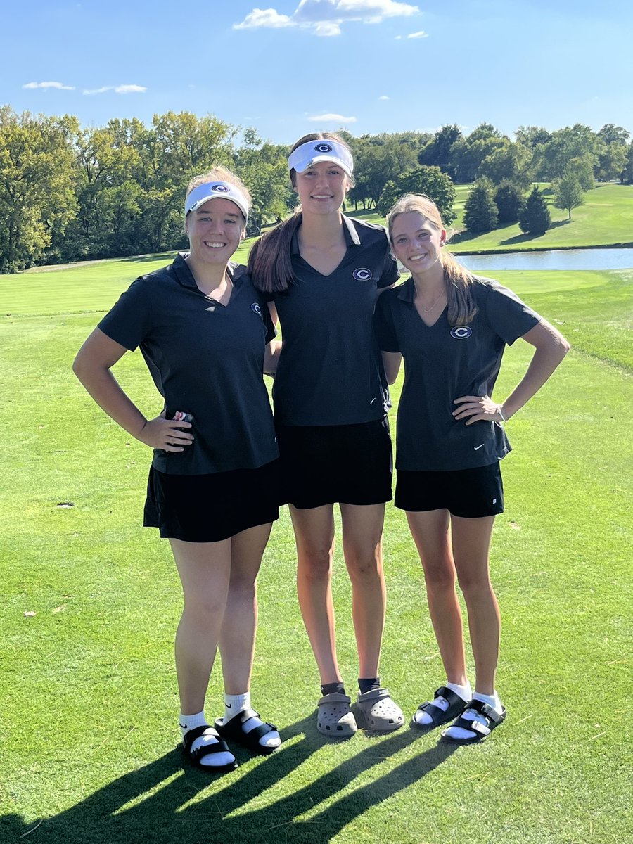 Natalie Downing, Allison Wheeler, and Elizabeth Knowles all earned 2nd team all conference honors this season! Great golfers, even better people!