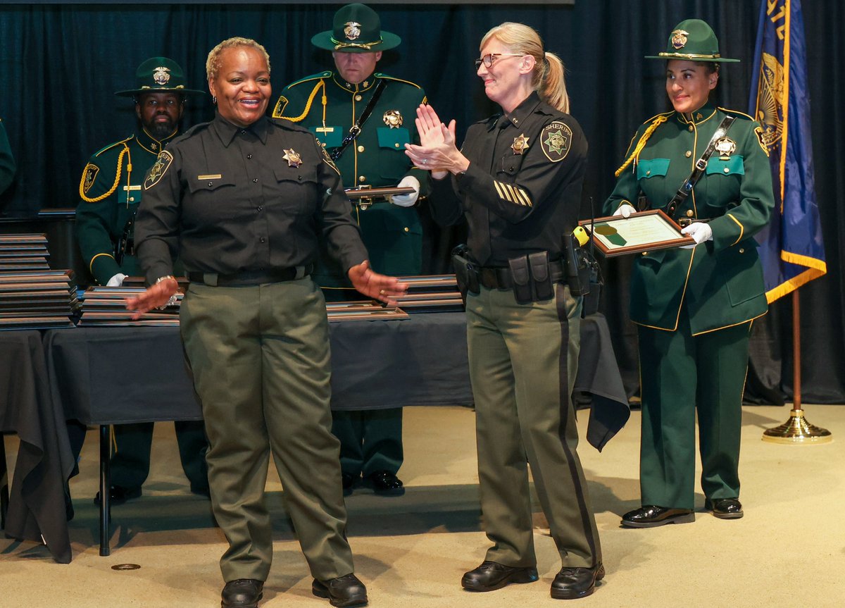 MultCoSheriff's tweet photo. It was an honor to recognize our members for their outstanding and courageous work while serving our community. Please join me in congratulating them, and all those honored, during this year’s @MultCoSO Awards Ceremony. https://t.co/eePGPGBo5U