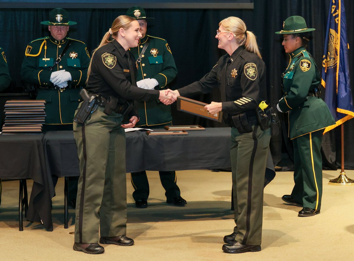 MultCoSheriff's tweet photo. It was an honor to recognize our members for their outstanding and courageous work while serving our community. Please join me in congratulating them, and all those honored, during this year’s @MultCoSO Awards Ceremony. https://t.co/eePGPGBo5U