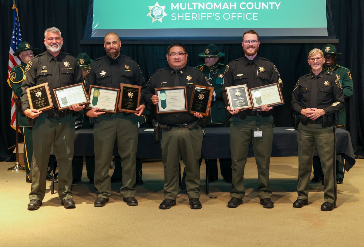 It was an honor to recognize our members for their outstanding and courageous work while serving our community. Please join me in congratulating them, and all those honored, during this year’s <a href="/MultCoSO/">Multnomah Co. Sheriff’s Office</a> Awards Ceremony.