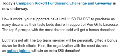Mrs. 🧪🔭🥍🪡😷💉🐈⬛🐾🪻 (@2_infinity) on Twitter photo Help us win $250! Contact a <a href="/PenGLax/">PVPHS Girls Lacrosse🥍</a> member for their code or purchase your dozens using this link! groupraise.com/offer-campaign… Help us win $250! Contact a <a href="/PenGLax/">PVPHS Girls Lacrosse🥍</a> member for their code or purchase your dozens using this link! groupraise.com/offer-campaign…