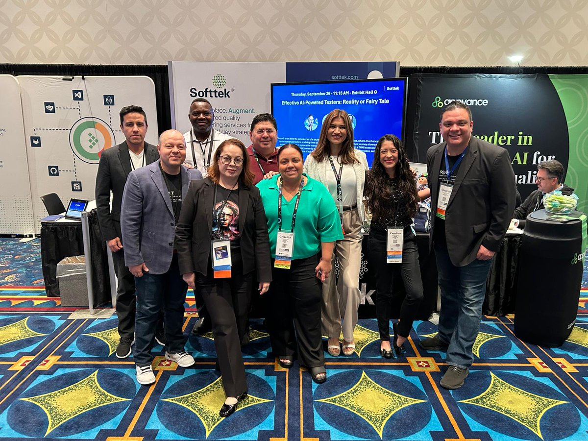 Softtek's tweet photo. Discover the power of AI-powered QE with us at #STARWEST 2024! Join us at Booth #8 and see how innovation can turn dreams into reality 🏰✨
#FutureTogether #MagicOfInnovation https://t.co/OQOWVJAjjG