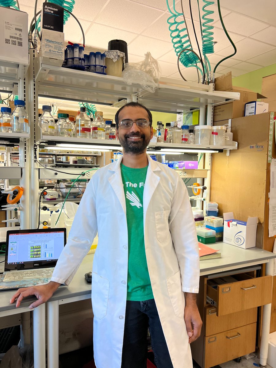 UNTScience's tweet photo. Meet Dr. Anil Girija, a postdoc working in Dr. Jyoti Shah's lab researching plant-pest interactions. He's looking forward to connecting with other scholars at University Research Day hosted by @UNTResearch on Oct 4! For registration and more info, visit: https://t.co/DdOfzPbprT https://t.co/ZHmfspzHmm