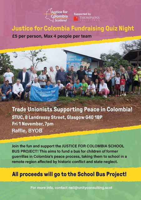 This will be a great night supporting a great cause. If you fancy entering a team then contact neil@unityconsulting.scot