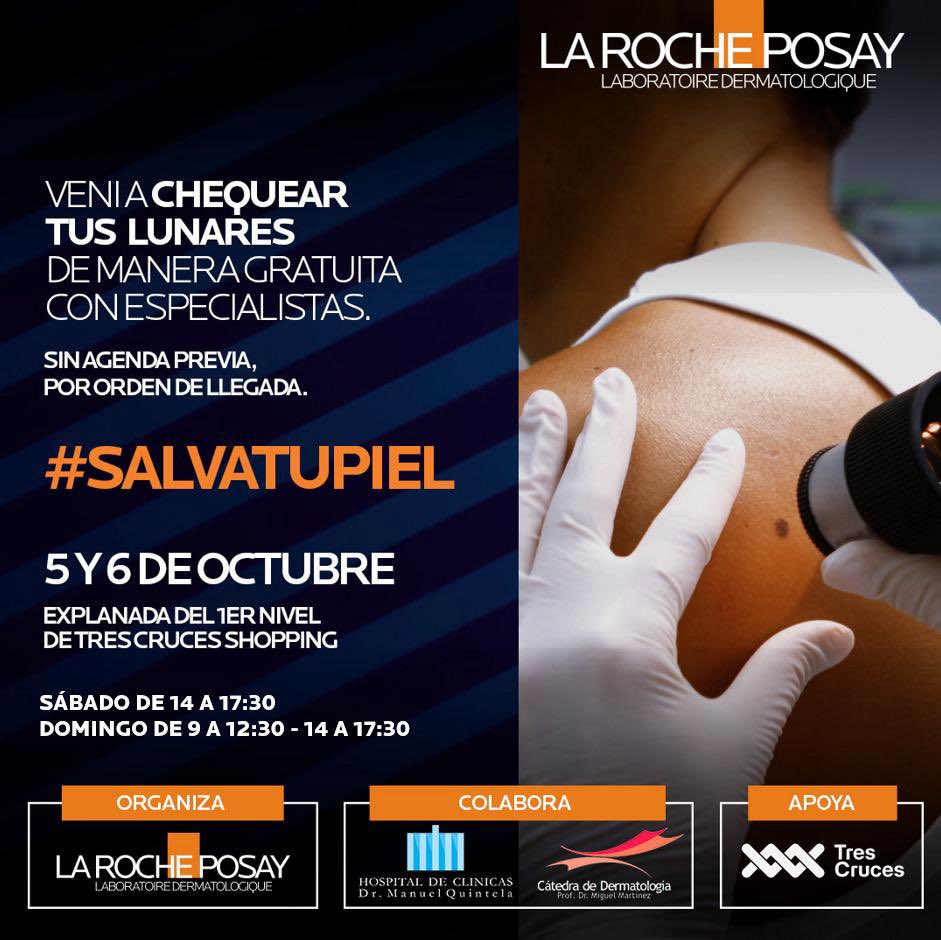 MaguiVola's tweet photo. Veni a checkearte la piel!! Today la Unidad de Dermatolgia de la UdelaR estaremos en XXX el próximo finde! https://t.co/t4xJrKtyYv
