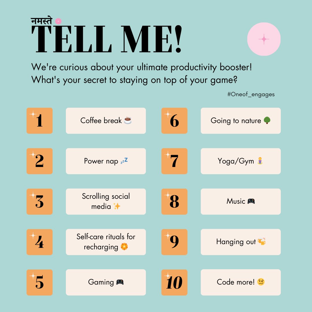 Oneof_8billion's tweet photo. As a programmer, what's your favorite way to π₯π¦-π΄π΅π³π¦π΄π΄ after a long πππ
πππ πππππππ? Share your unique combo in the replies! β¨
For me it's, 6 while listening to 8. π΅οΈ
Your turn! Let me know below. #TechTalk #Coderlife #Techbreak https://t.co/hQvGSoa5dM