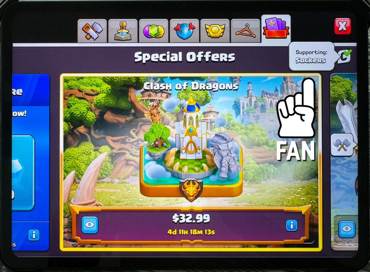 CocSeifer's tweet photo. Pequeño apoyo a nuestro amigo @Sockers_  @ClashofClans 
Saludos Crack de @Williams1989 😉 https://t.co/LFB6C31rox