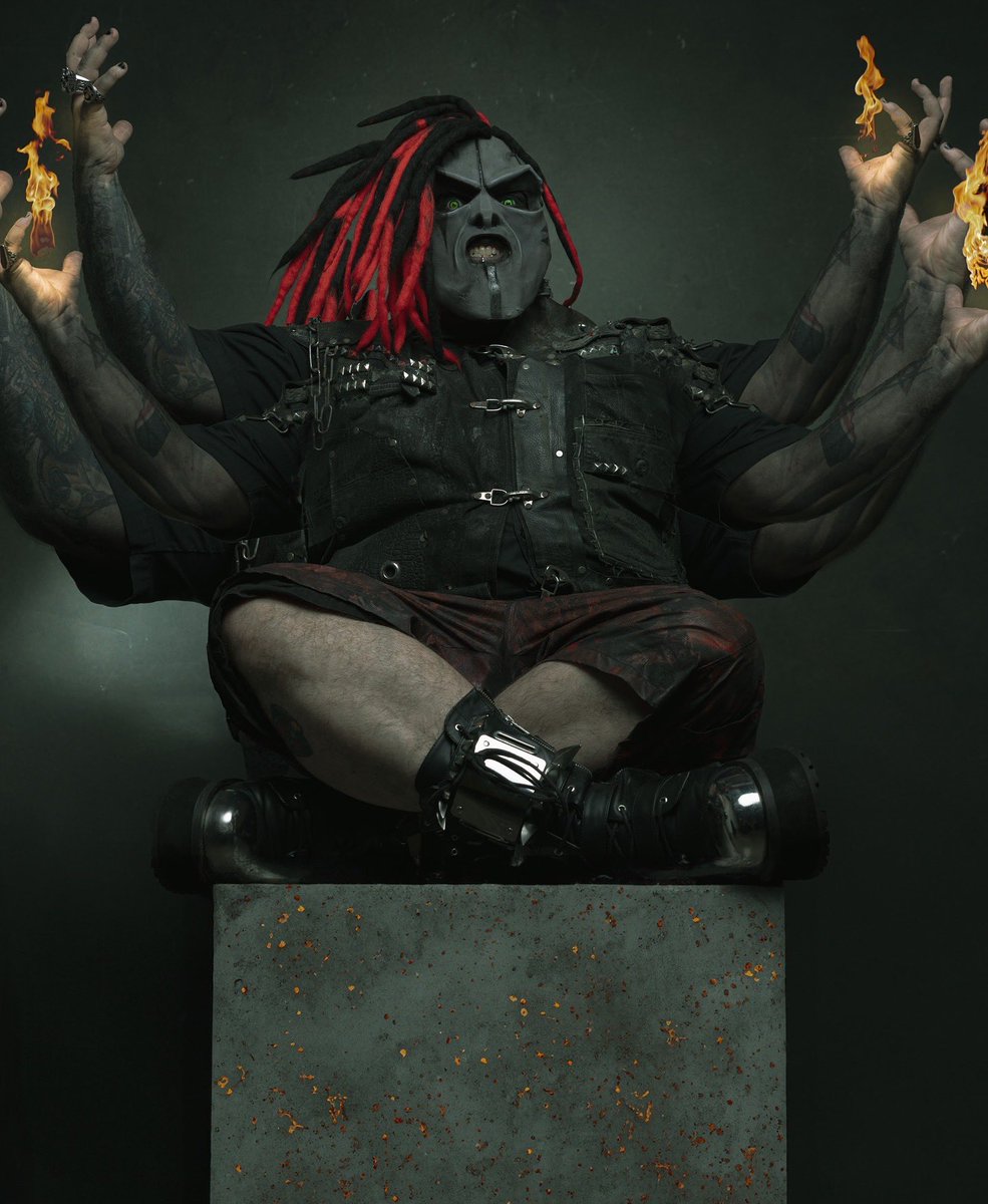 Brick is the #drummer for Amerakin Overdose. He is portrayed as a mutated subhuman marred by disillusionment, corruption, and decay left over after being exposed to a cesspool of greed and corruption—all of the horrors and temptations in society. #numetal