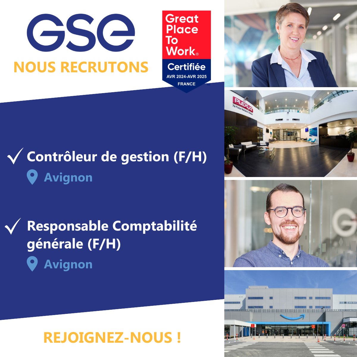 📢 [GSE recrute] dans son service #Comptabilité au siège à 📍 Avignon !

Rejoignez la Direction Financière d'un groupe international spécialiste de la conception, la #construction et la rénovation d'immobilier d'entreprises ! 🏗 👉 gse.flatchr.io/fr/company/gse…