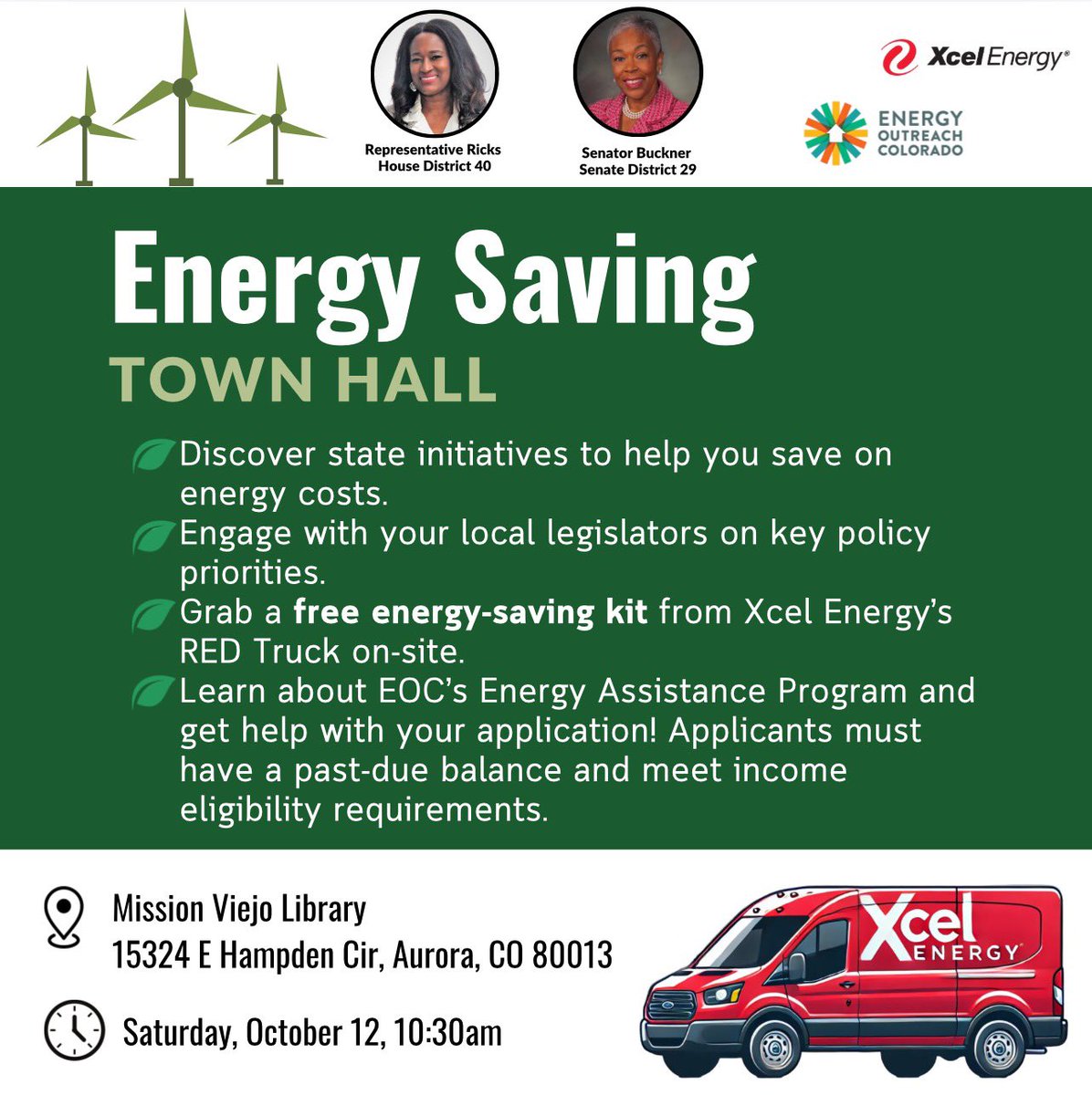 Rep Naquetta Ricks - COHD40 (@naquettar) on Twitter photo As we move into the colder months, many Coloradans are thinking about the high cost of energy. Join <a href="/SenJanetBuckner/">Janet Buckner</a> and me on October 12th for an important discussion on how you can save money this winter! As we move into the colder months, many Coloradans are thinking about the high cost of energy. Join <a href="/SenJanetBuckner/">Janet Buckner</a> and me on October 12th for an important discussion on how you can save money this winter!