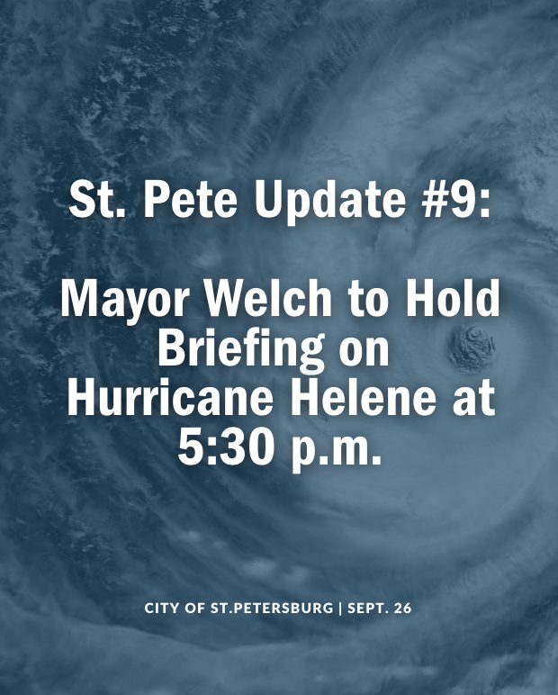 StPeteFL's tweet photo. Please tune in, St. Pete. #HurricaneHelene 

https://t.co/H1MUWamP7s https://t.co/WJlr6Nhx0E
