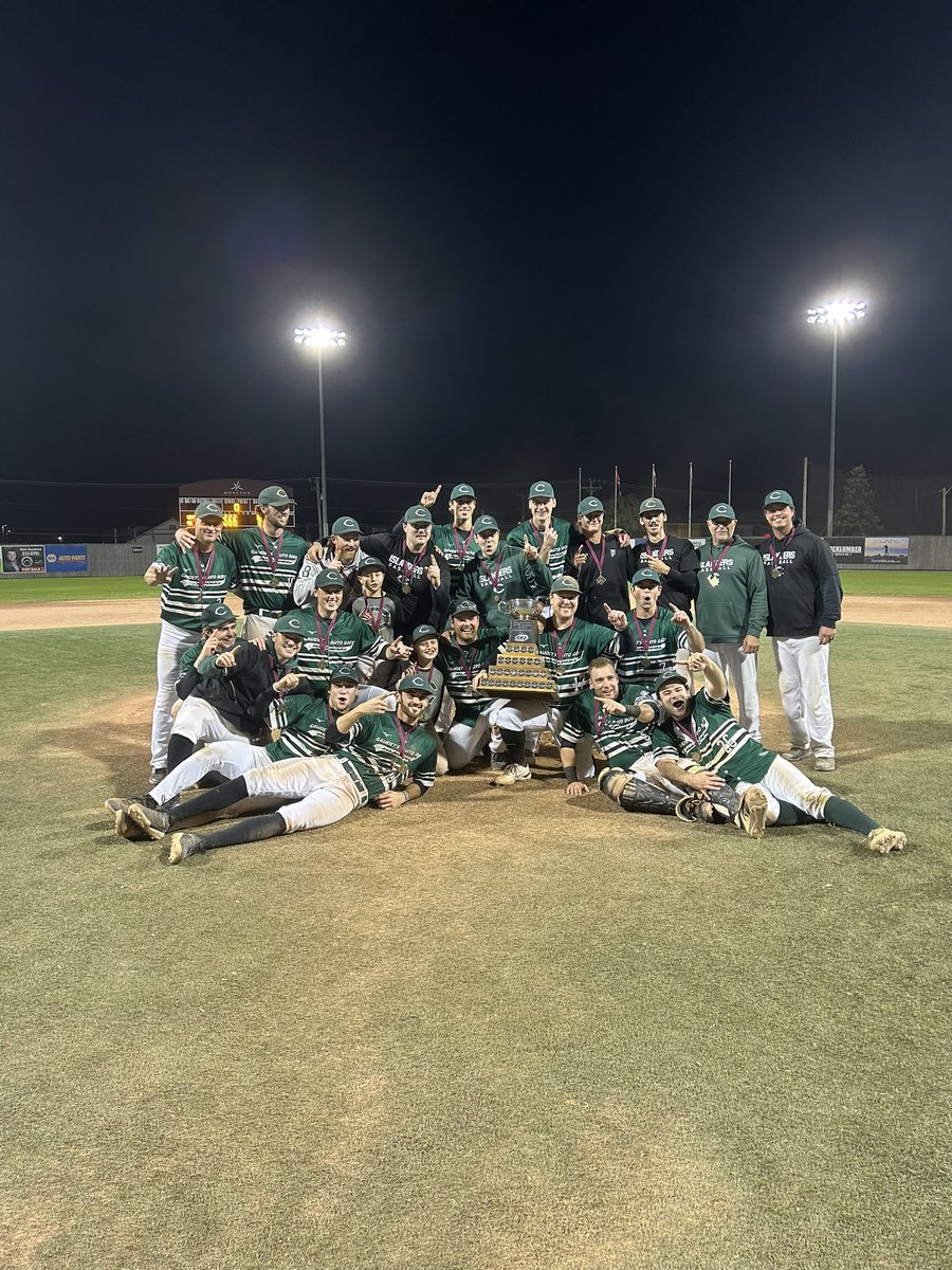 Your Charlottetown Gaudet’s Auto Body Islanders: 2024 New Brunswick Senior Baseball League Champions!