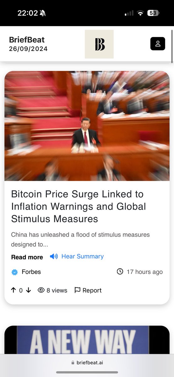 BriefBeat's tweet photo. Bitcoin Price Surge Linked to Inflation Warnings and Global Stimulus Measures via @briefbeat https://t.co/N01tfuRyfH https://t.co/7V8SucKQQQ