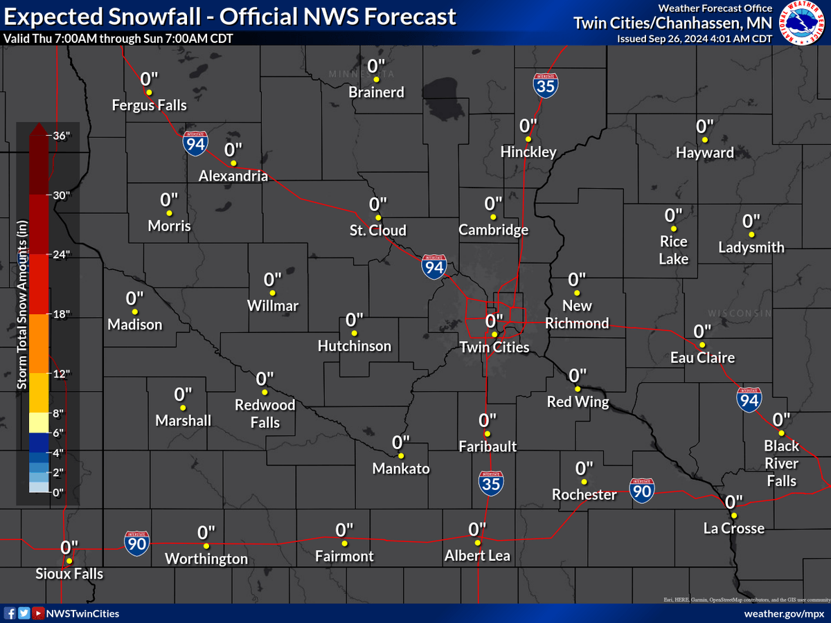 NWSTwinCities's tweet photo. This is the most we can guarantee right now 😐 https://t.co/sAJEnmGsUr