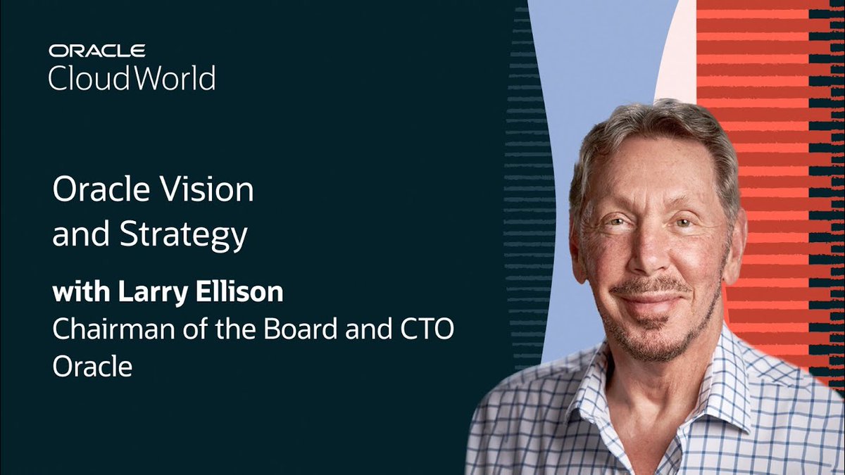 mazon_s's tweet photo. Larry Ellison and @awscloud CEO Matt Garman discuss @Oracle's landmark multicloud partnership and the new Oracle Database@AWS. Watch the replay: https://t.co/aHSpDYN6S9 #CloudWorld https://t.co/wUL1fhsz86