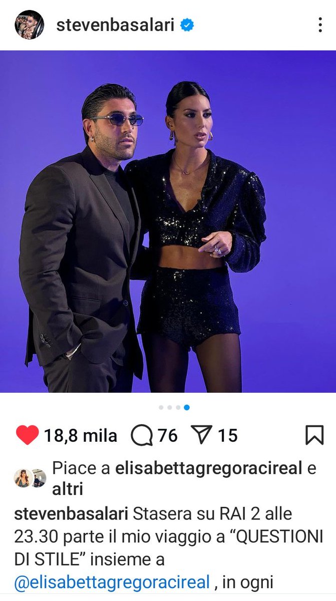 MariaP42352712's tweet photo. Manca veramente poco, in bocca al lupo ragazzi!!💪🤞🍀🍀 #elisabettagregoraci
#eligreg
#questionidistile
#raidue https://t.co/760MIeXiwe