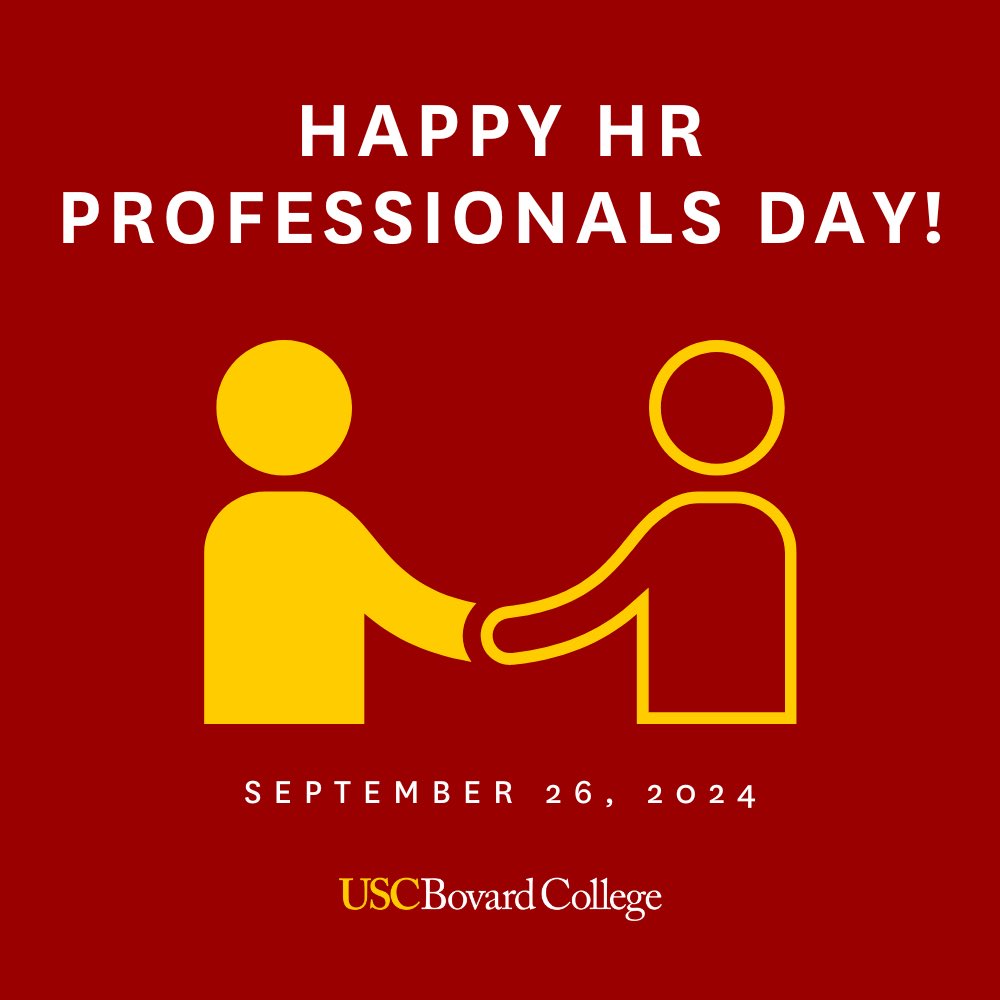 USC_MSHRM's tweet photo. Wishing our students, past and present, a Happy Human Resource Professionals Day! https://t.co/lSl0BbPBNe