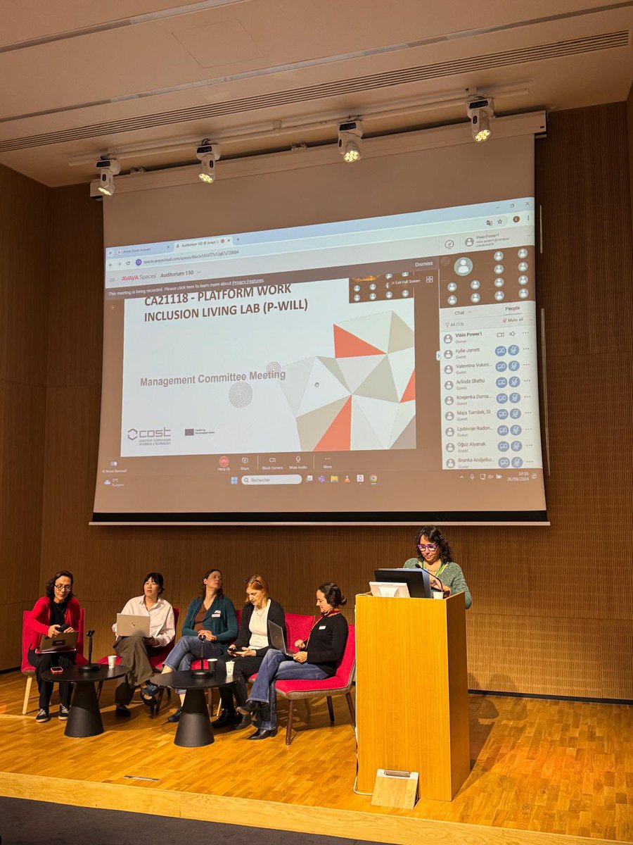 PWILL_COST's tweet photo. A lot of important discussions for our #COSTaction #PWILL at @CampusCondorcet . Looking forward to tomorrow presentations and insights on research and exploration of alternative platforms.
@lilaroja @BrankaAn @jakobinarina @Vercher13 @Marzo32750459 @kylzjarrett
@BrikeneD https://t.co/w1HjFiPYgY