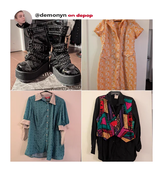 gonna plug my depop again, probably going to move in the next couple of months if everything goes well so.....I wanna clear some space 
https://t.co/pgc9ble4Yb 