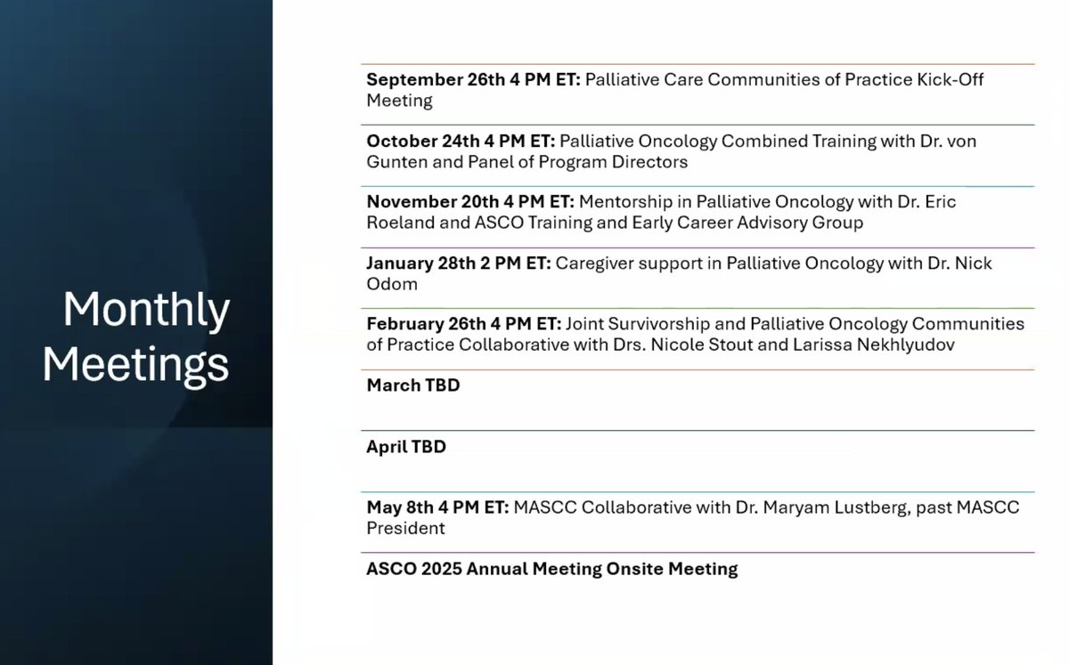 Dr Joseph McCollom DO (@realbowtiedoc) on Twitter photo <a href="/MazieTsangMD/">Mazie Tsang, MD, MAS, MS</a> presents our action packing future schedule for <a href="/PallOncCoP/">ASCO PallOnc Community of Practice</a> with some of the champions in the field including <a href="/CvonGunten/">Charles von Gunten</a> @MDRoeland <a href="/NickOdomPhD_RN/">Nick Odom, PhD, RN, FAAN</a> <a href="/NicoleStoutPT/">Nicole L. Stout DPT, FAPTA</a> <a href="/DrN_CancerPCP/">Larissa Nekhlyudov</a> <a href="/maryam_lustberg/">Maryam Lustberg MD, MPH, FASCO</a> and many more📅Save the Date!📅 #pallonc #supponc <a href="/MazieTsangMD/">Mazie Tsang, MD, MAS, MS</a> presents our action packing future schedule for <a href="/PallOncCoP/">ASCO PallOnc Community of Practice</a> with some of the champions in the field including <a href="/CvonGunten/">Charles von Gunten</a> @MDRoeland <a href="/NickOdomPhD_RN/">Nick Odom, PhD, RN, FAAN</a> <a href="/NicoleStoutPT/">Nicole L. Stout DPT, FAPTA</a> <a href="/DrN_CancerPCP/">Larissa Nekhlyudov</a> <a href="/maryam_lustberg/">Maryam Lustberg MD, MPH, FASCO</a> and many more📅Save the Date!📅 #pallonc #supponc