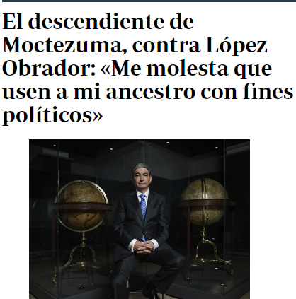 CCivicaCatalana's tweet photo. "Yo no conozco ningún imperio como el español en el que a los hijos de los conquistados se les otorgaran títulos y derechos como a nuestros antepasados. No tiene ningún sentido ir exigiendo perdón a España. Y se lo dice alguien que tiene sangre azteca a alguien que no tiene". https://t.co/cEsFKsJnIe