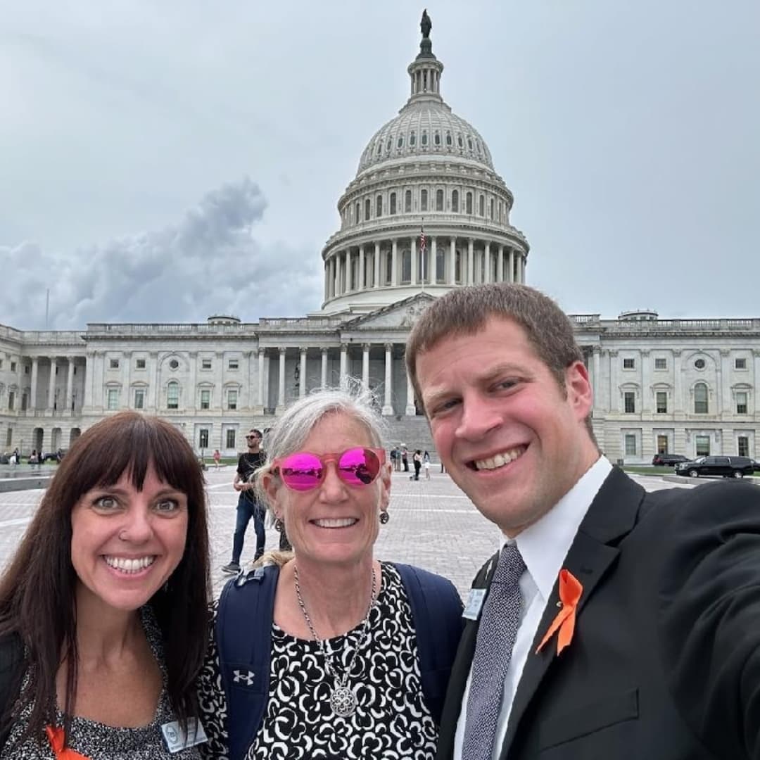 AngSuperPowers's tweet photo. Another great day on the Hill! Today @BrianSkinnerKS, @sschwanz, and I advocated for the Social Security Fairness Act, Ethan's Law, and increased funding for education--all for the purpose of winning all things for students and educators. #neastrong #winallthethings https://t.co/OwLwTw6Uce