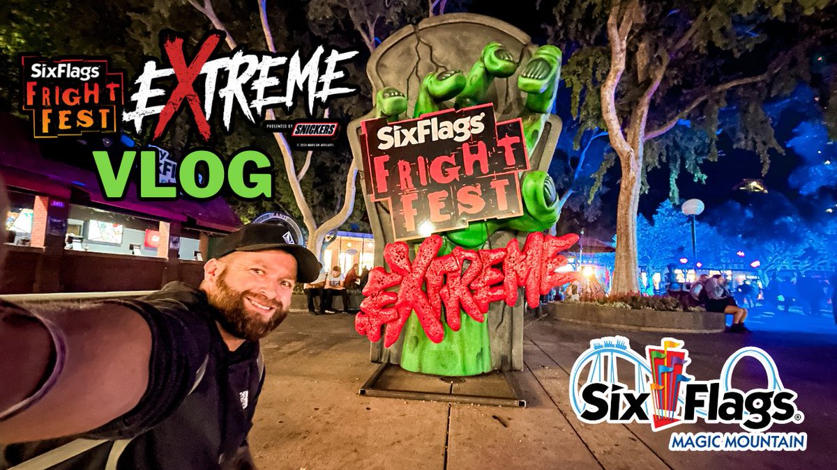 ExpThemeParks's tweet photo. π¨NEW VLOG UP ON YOUTUBE! Come join me at Six Flags Magic Mountain for Fright Fest Extreme! Maze walkthroughs and more! https://t.co/yrwGHp6A7P
#frightfest #frightfestextreme #sixflags #sixflagsmagicmountain #rmc #halloween #themepark #rollercoaster #coasterenthusiast https://t.co/Z5gFMj6SnA