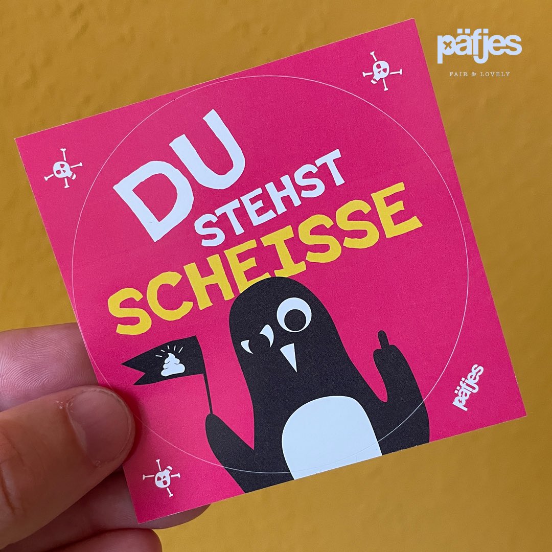 paefjes's tweet photo. Neue Aufkleber. Klebt auf allem was im Weg steht.. https://t.co/E8EQYzWyMo