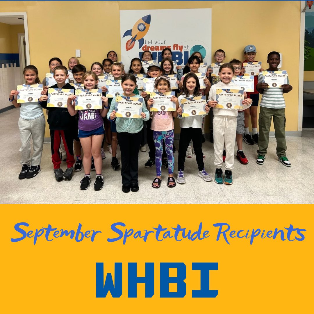 September Spartatude Recipients!