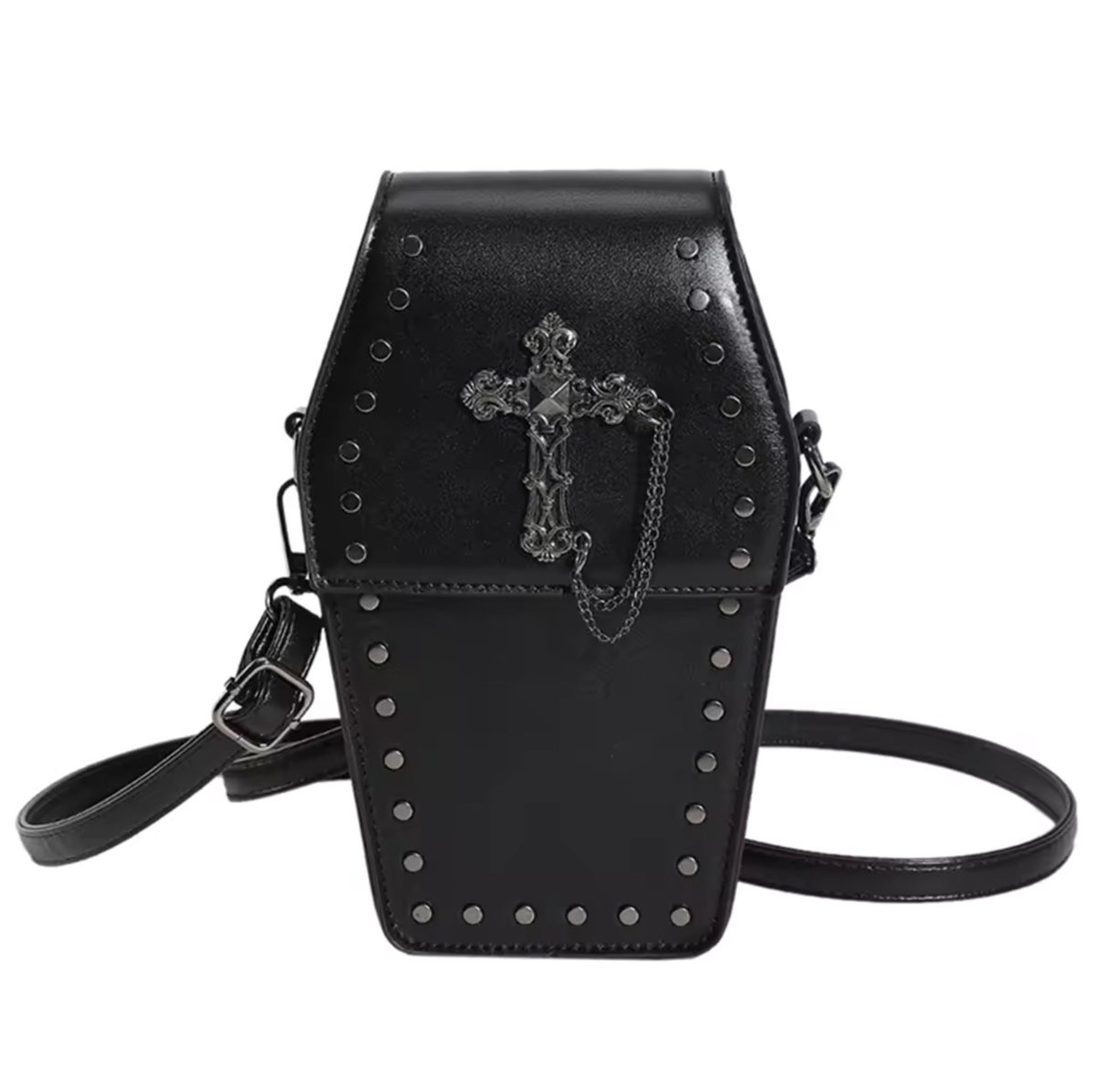 Cookoopurses's tweet image. October is almost here meaning Halloween is right around the corner! Check out our spooky coffin purse. Available on our website now! Link in bio!
