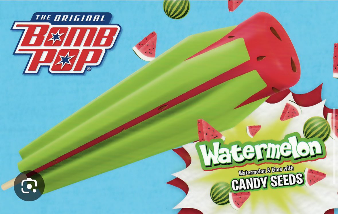 clarissaruthh's tweet photo. All I am craving is this flavor of bomb pop and I can’t find them anywhere here in Washington state!! @originalbombpop https://t.co/nHVg7j6CYX