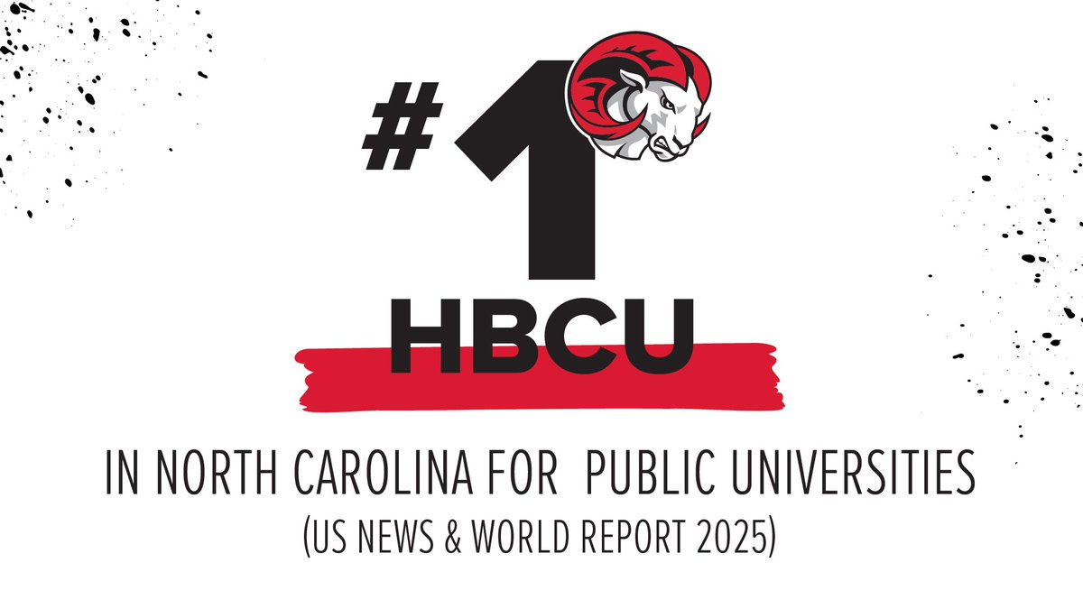 WSSU moved up the leaderboard in the 2025 U.S. News &amp; World Report rankings: #1 HBCU in NC in Public Universities; #2 HBCU in NC for social mobility; #12 HBCU in the U.S.; and #2 HBCU nursing program in NC. We rose 40 spots for national universities.  bit.ly/3zvZjtd