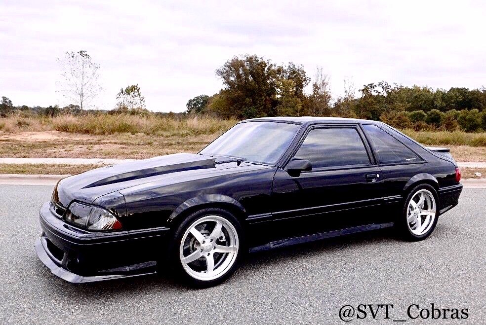 SVT_Cobras's tweet photo. #FoxbodyFriday | Head-turning black Foxbody hatchback…😍
#Ford | #Mustang | #SVT_Cobra https://t.co/y4Mcpf6Tzd