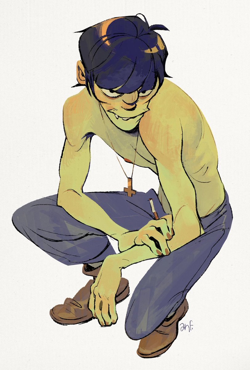 anf_arts's tweet image. ain’t he a sexy beast
#gorillaz #Gorillazfanart